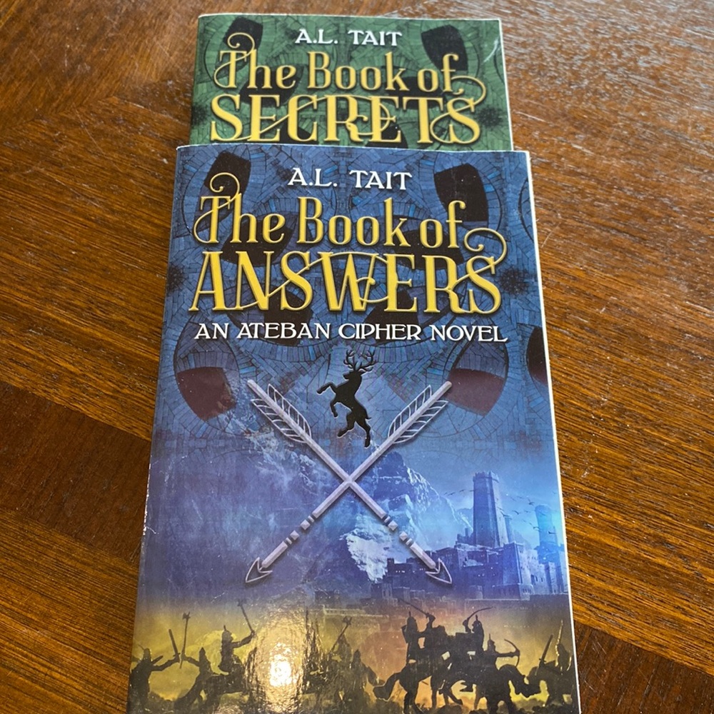 Set of books, 1 and 2 in the series. New! Great for tweens or older readers.